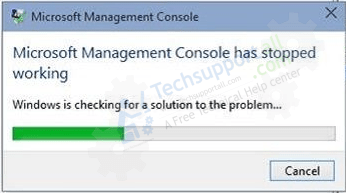 microsoft management console przestał trenować Windows 2008 r2