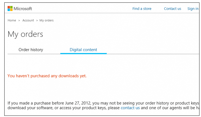 find license key from Microsoft