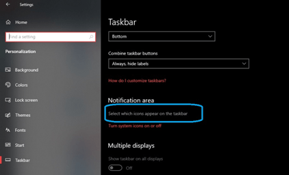 Battery icon wont show in taskbar step4
