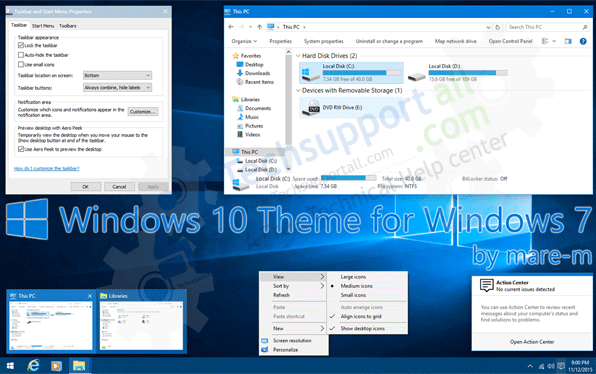 Windows 10 themes