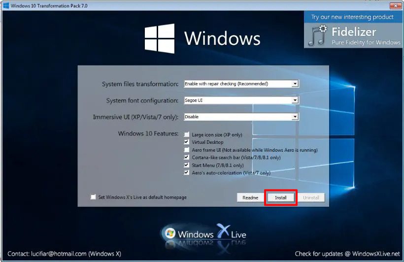 set Windows 10 theme in Windows 7 step 4