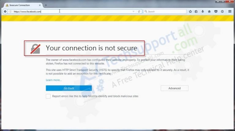 connection not secure error firefox connection not secure error firefox