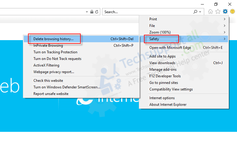 How to clear browser cache in Microsoft Edge Beta