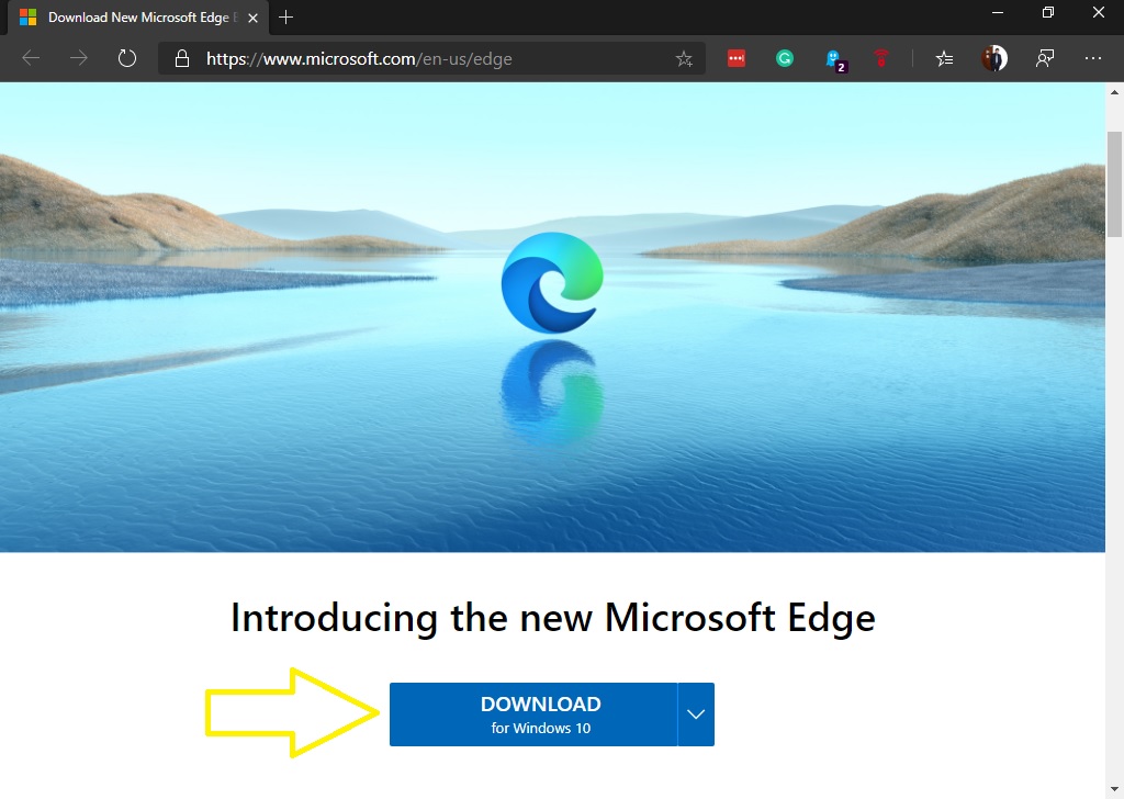 New Chromium based Edge Browser