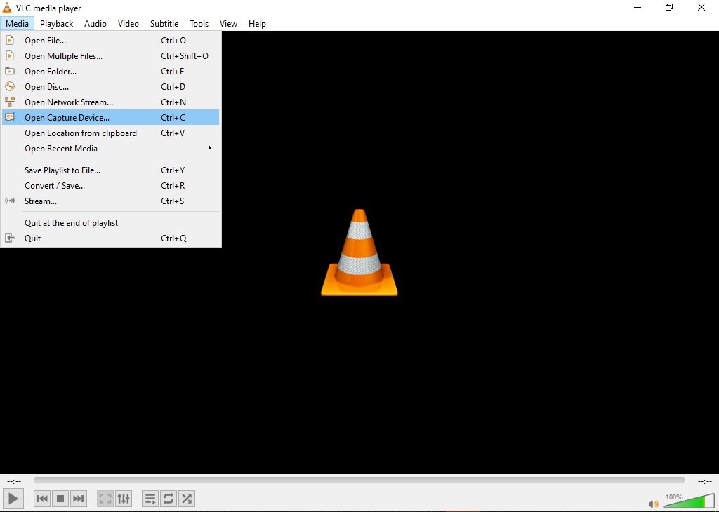 VLC capture screen