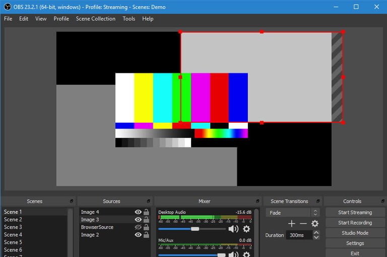 OBS game streaming, screen streaming software