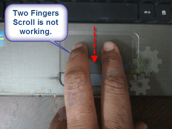 2 finger touchpad
