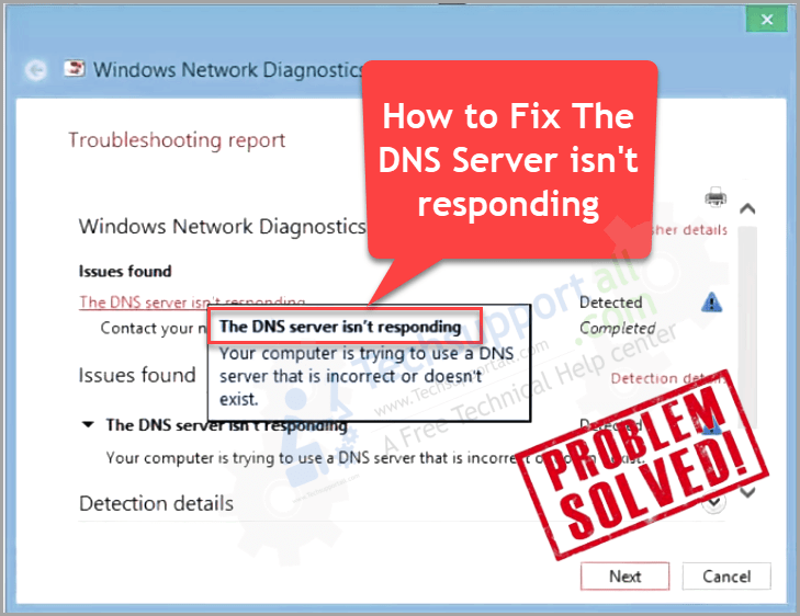 dns problem windows 7 vpn error