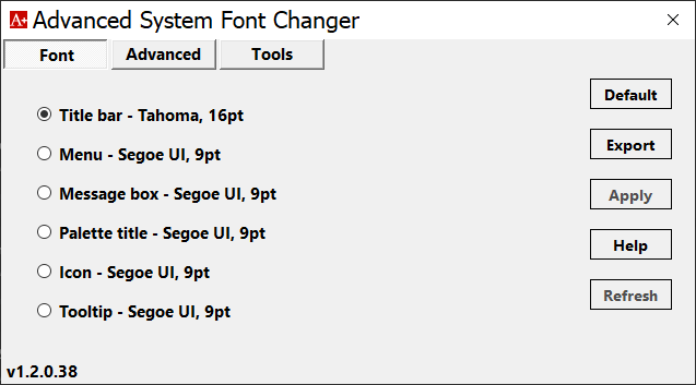 font-changer