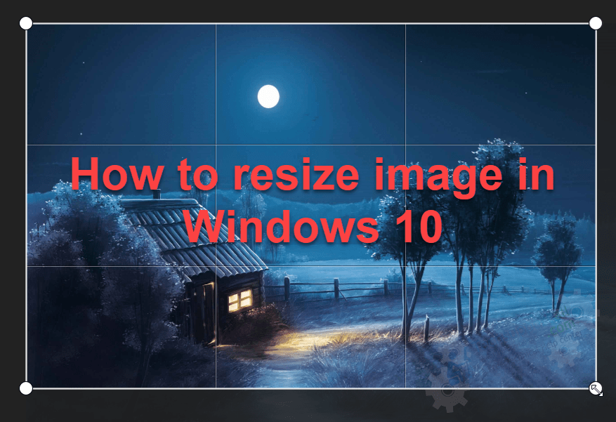 how to resize image in windows