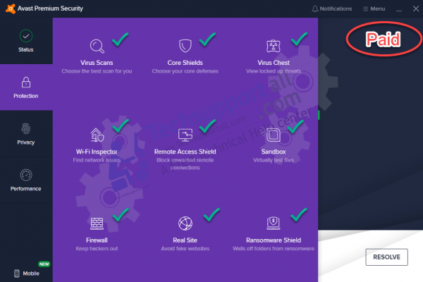 Avast premium security unlocked features