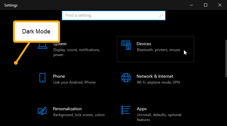 how to Enable dark mode in Windows 10