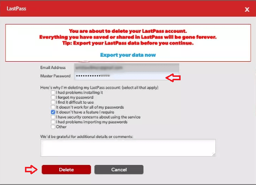 lastpass how to master password reset lastpass how to master password reset