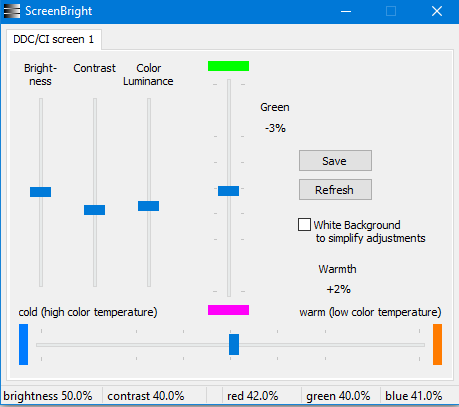 ScreenBright Window