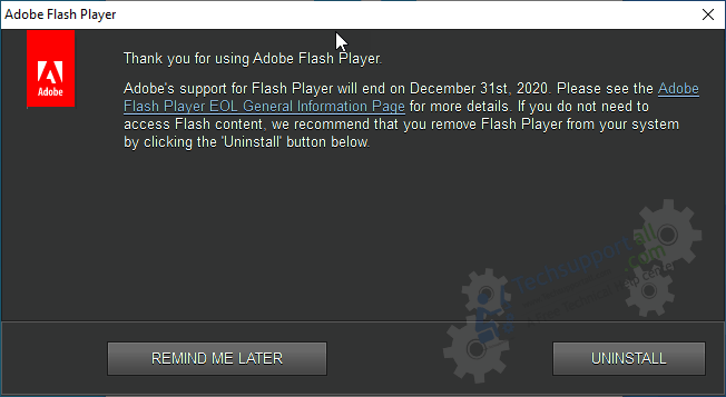 visit adobe flash player help