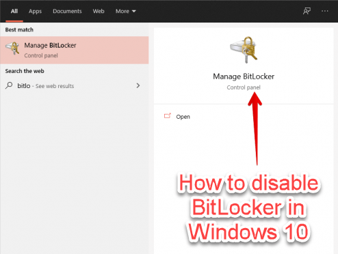 disable-bitlocker