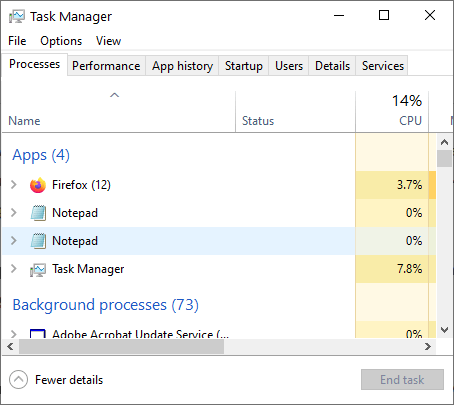 Task Manager in Windows | Quick Definition