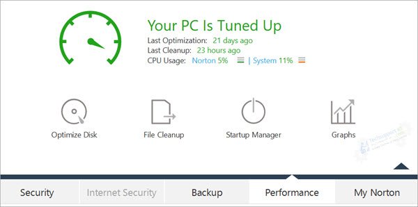 Norton  PC Tune up