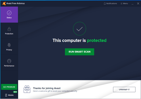 أفضل 7 برامج مجانية لمكافحة الفيروسات 2023 Avast-free-antivirus-img