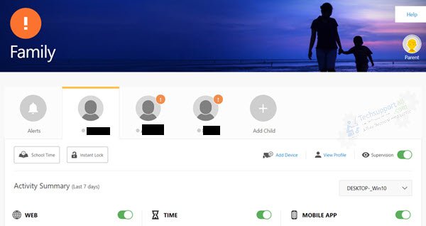 Norton Family Parental Control