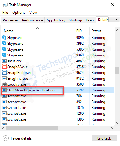 startmenuexperiencehost.exe-process