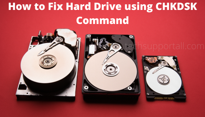 fix hard drive through command prompt (CMD)