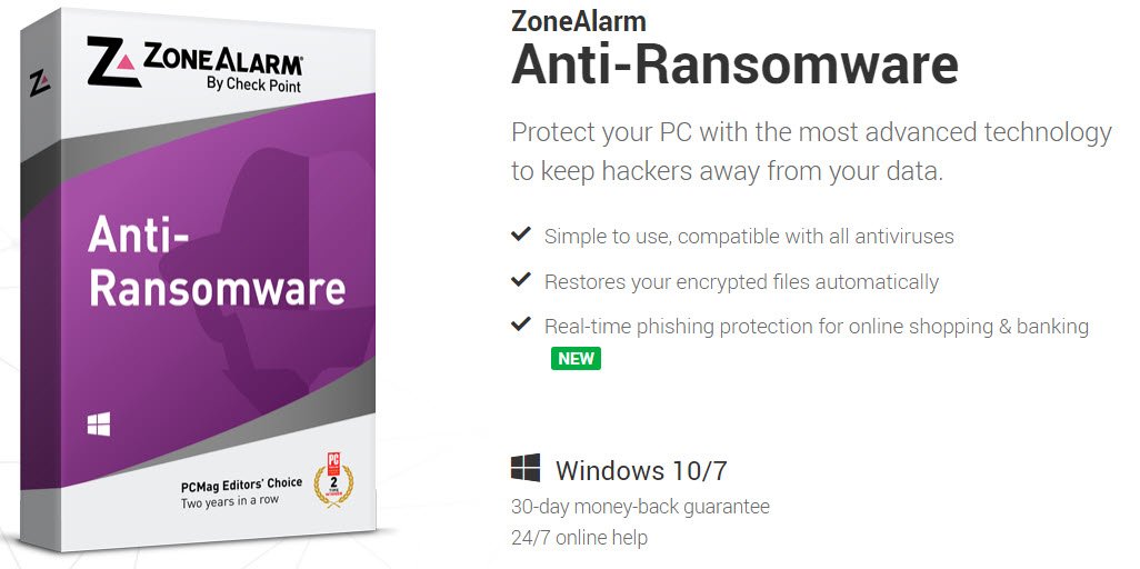 Zone Alarm Antiransomware