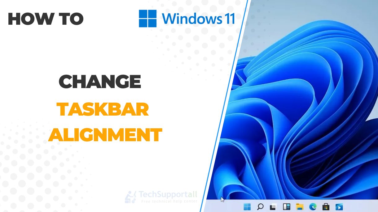How to change taskbar alignment windows 11