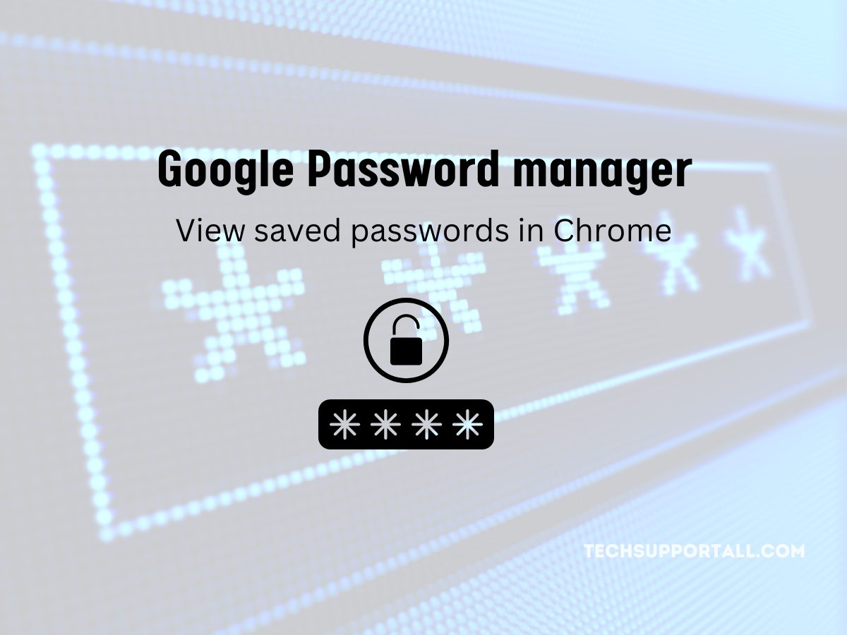 View saved passwords in Google Chrome