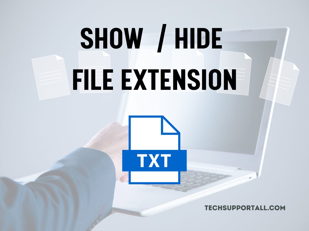 show / hide file extension windows 11