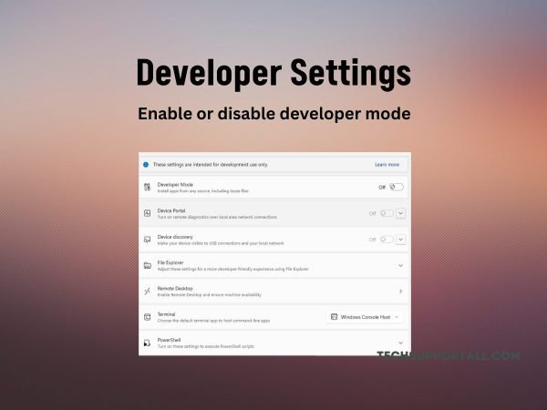 Developer Mode Required What is developer mode in Windows 11? How to enable or disable