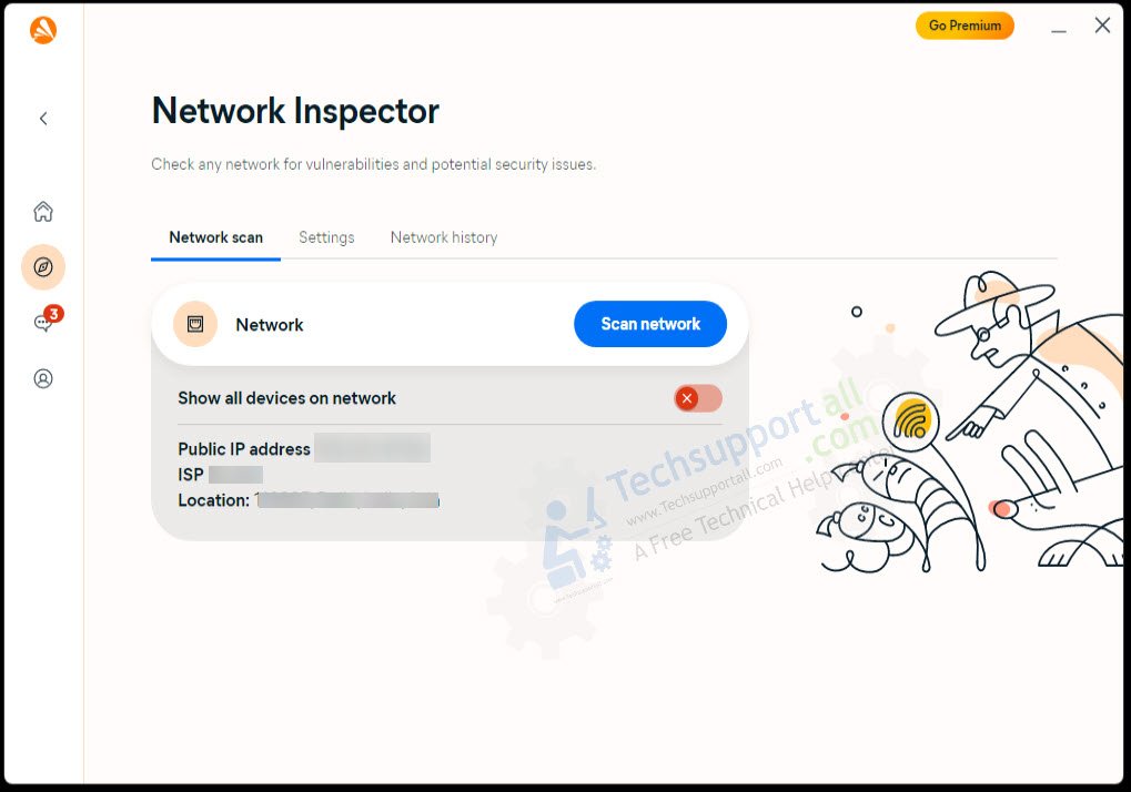 Avast Network Inspector.