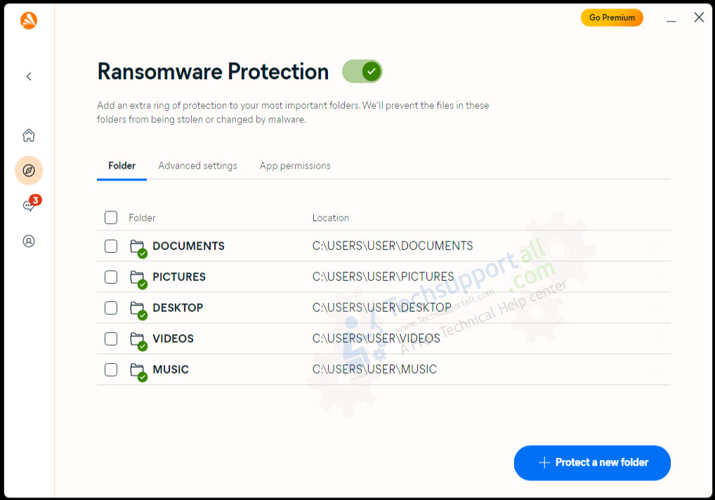 Avast ransomware protection