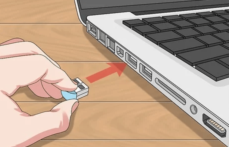 Connect the mouse receiver to a different USB port