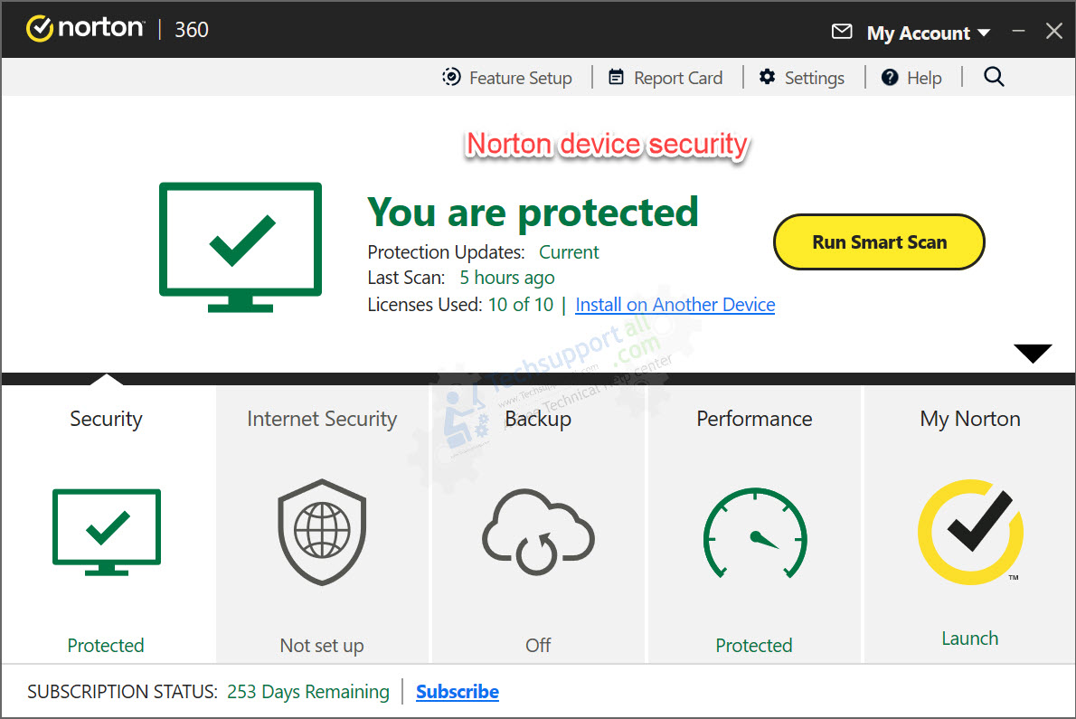 Norton 360 device security