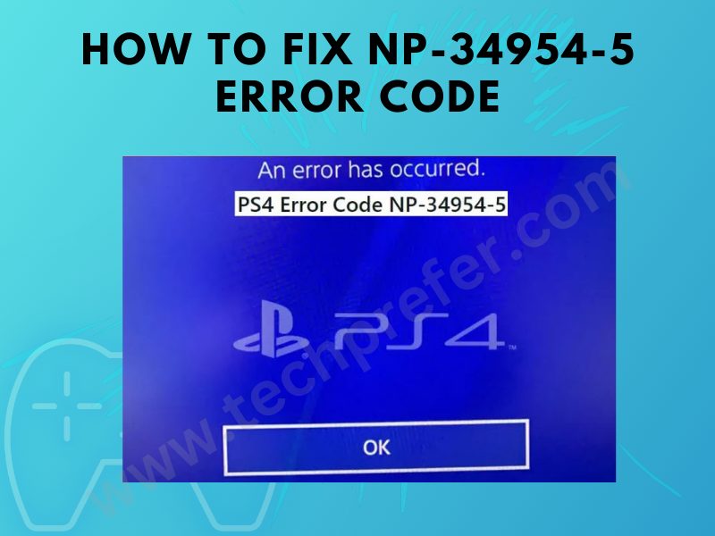 how to fix error NP-34954-5