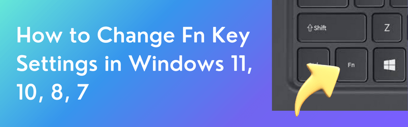 How to change Fn Key settings