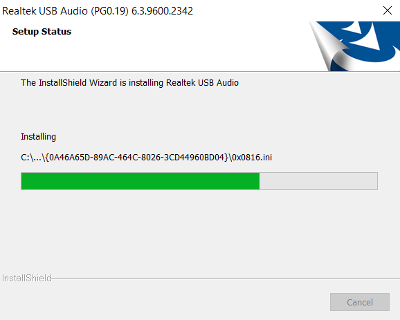 wait for setup to complete