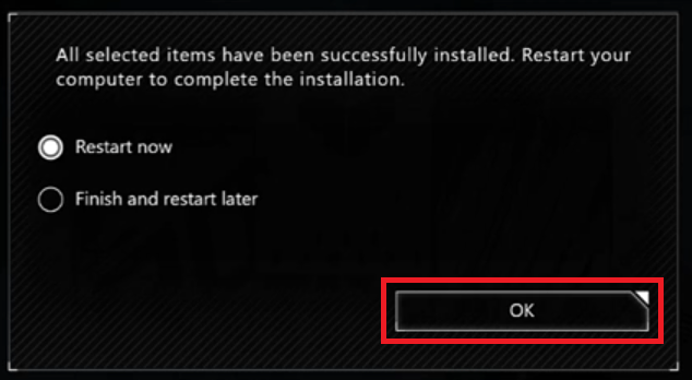 restart your computer